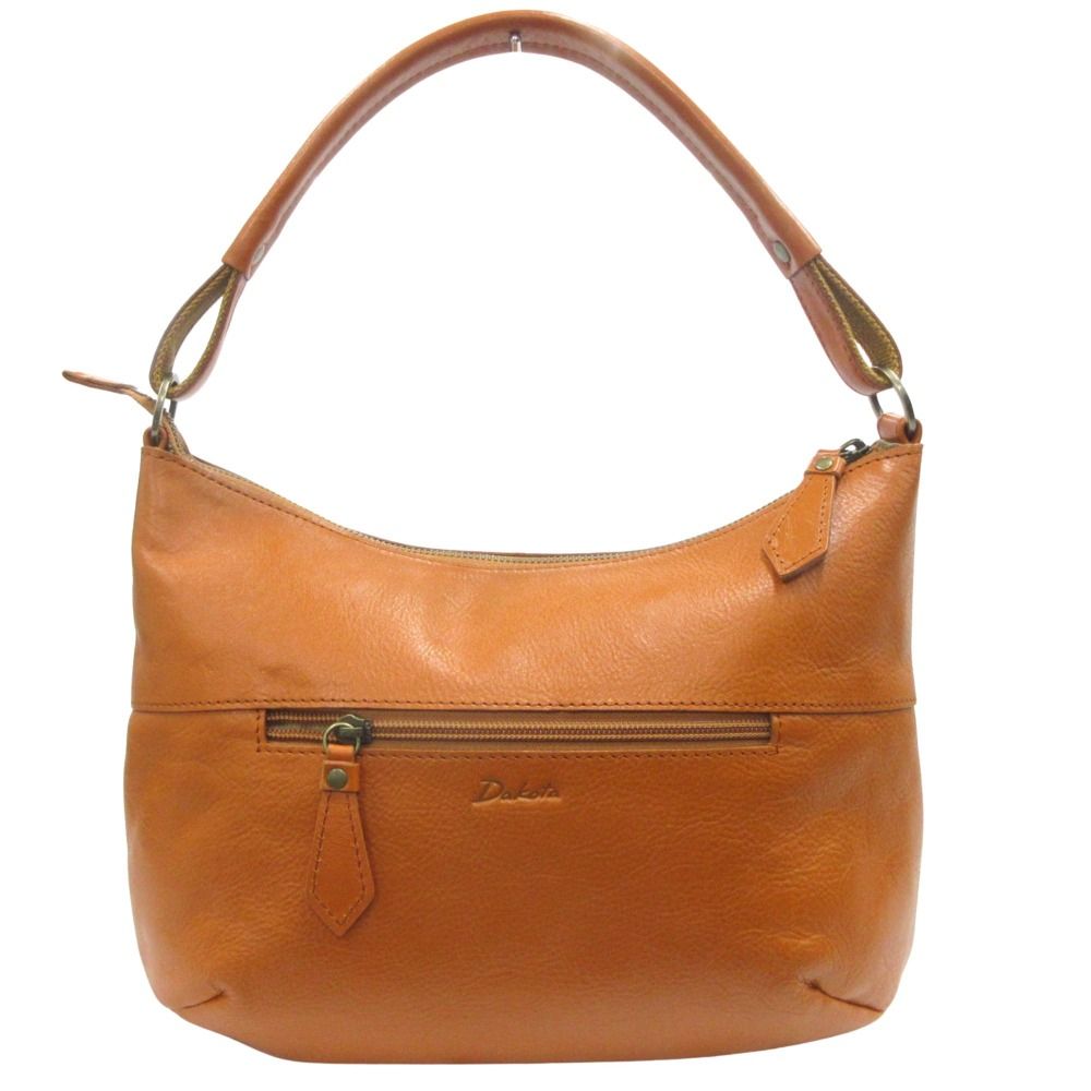 美品 Dakota ダコタ 2way レザー ハンド ショルダー バッグ 鞄 茶  