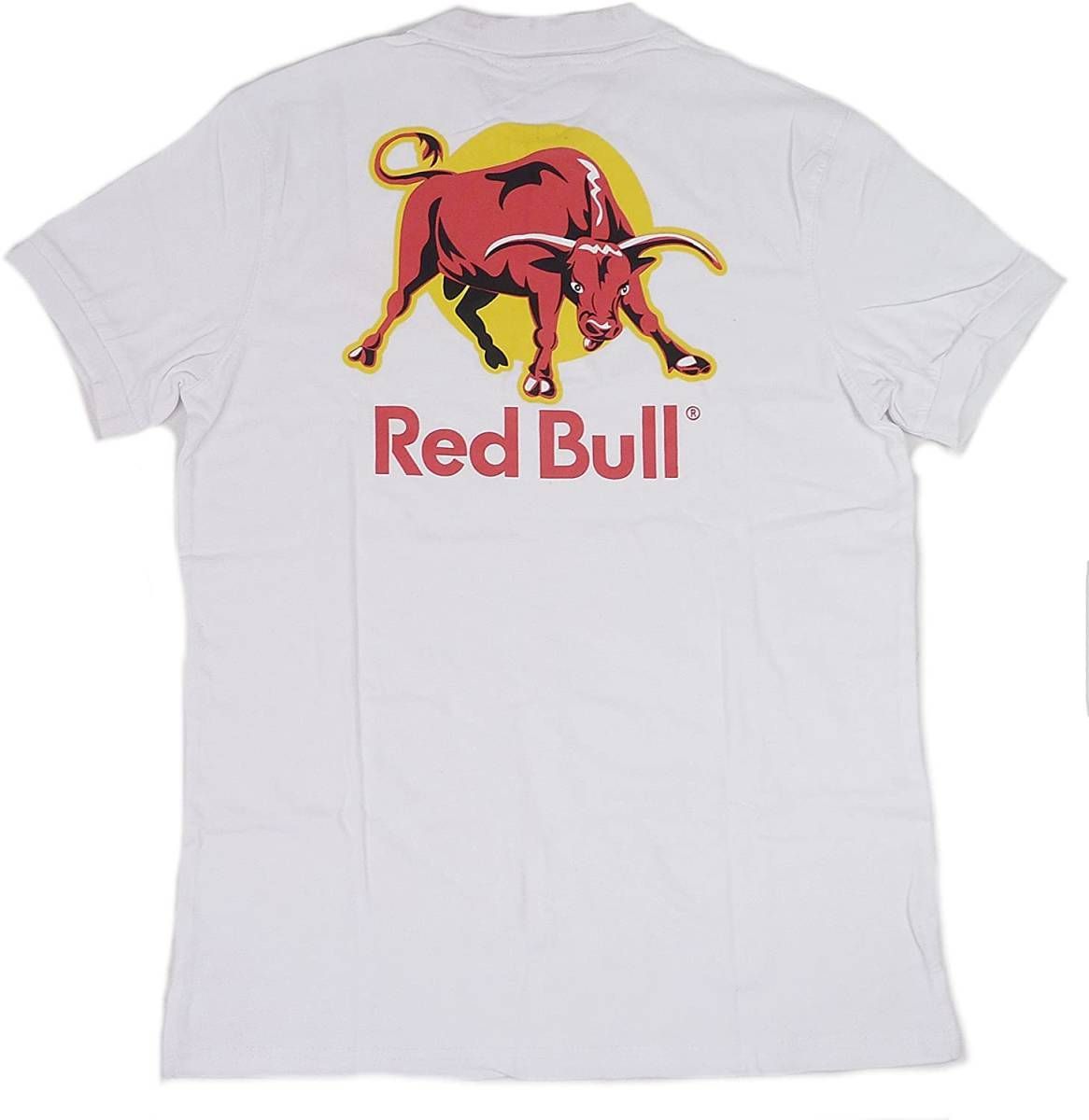 Red Bull レッドブル バイソンロゴ 半袖 ポロシャツ ホワイト - メルカリ