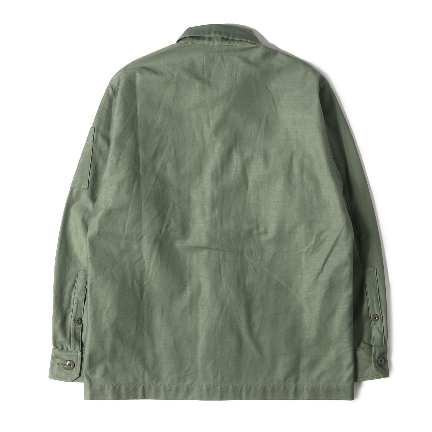 美品 ダブルタップス BUDS LS SHIRT オリーブ ミリタリージャケット