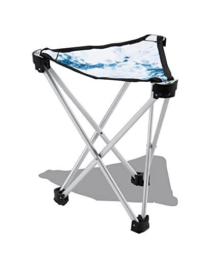 04.グランジ タイダイ 【2023】KiU 椅子 折り畳み 軽量 アウトドア トライポッド スツール グランジ タイダイ 対荷重80kg はっ水 防汚 K296-224