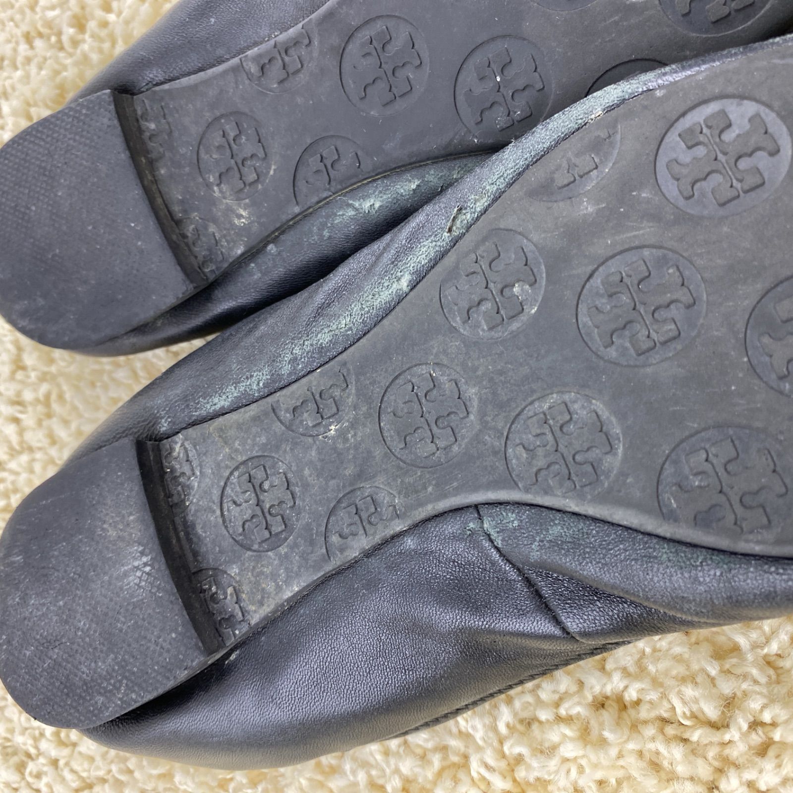 夏セール開催中 TORY BURCH トリーバーチ フラットシューズ ブラック