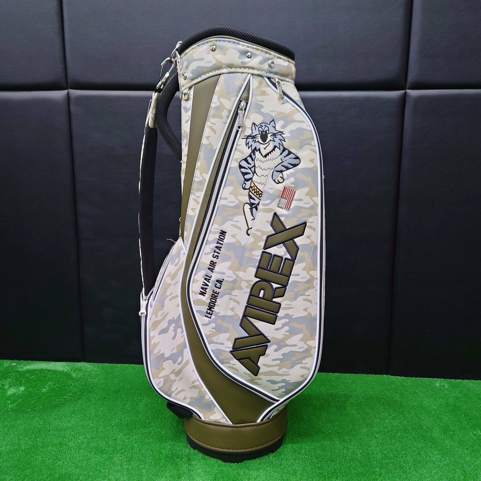 新品未使用 AVIREX GOLF アヴィレックスゴルフ キャディバッグ