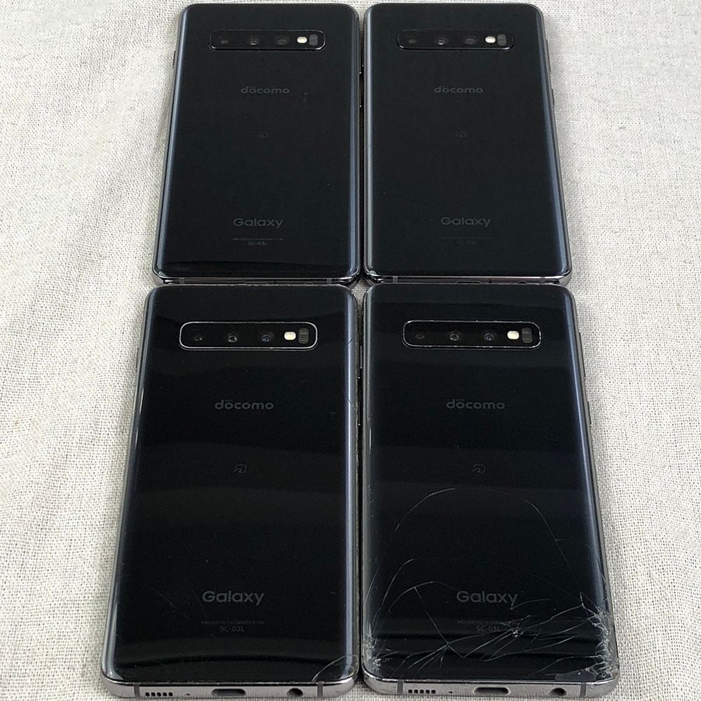 ◇ジャンク品・SIMロックあり◇【4点セット】Samsung Galaxy S10