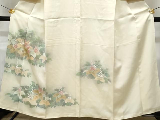 平和屋着物□訪問着 草花文 暈し染め 正絹 逸品 CAAS3639fb 平和屋