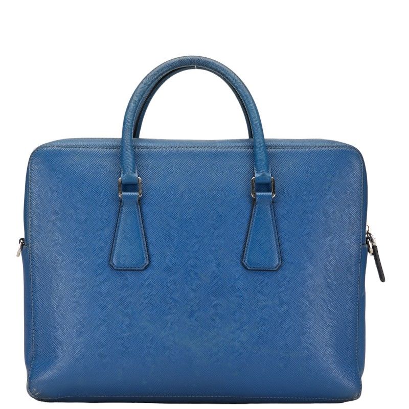 プラダ 三角ロゴプレート サフィアーノ ビジネスバッグ ブリーフケース