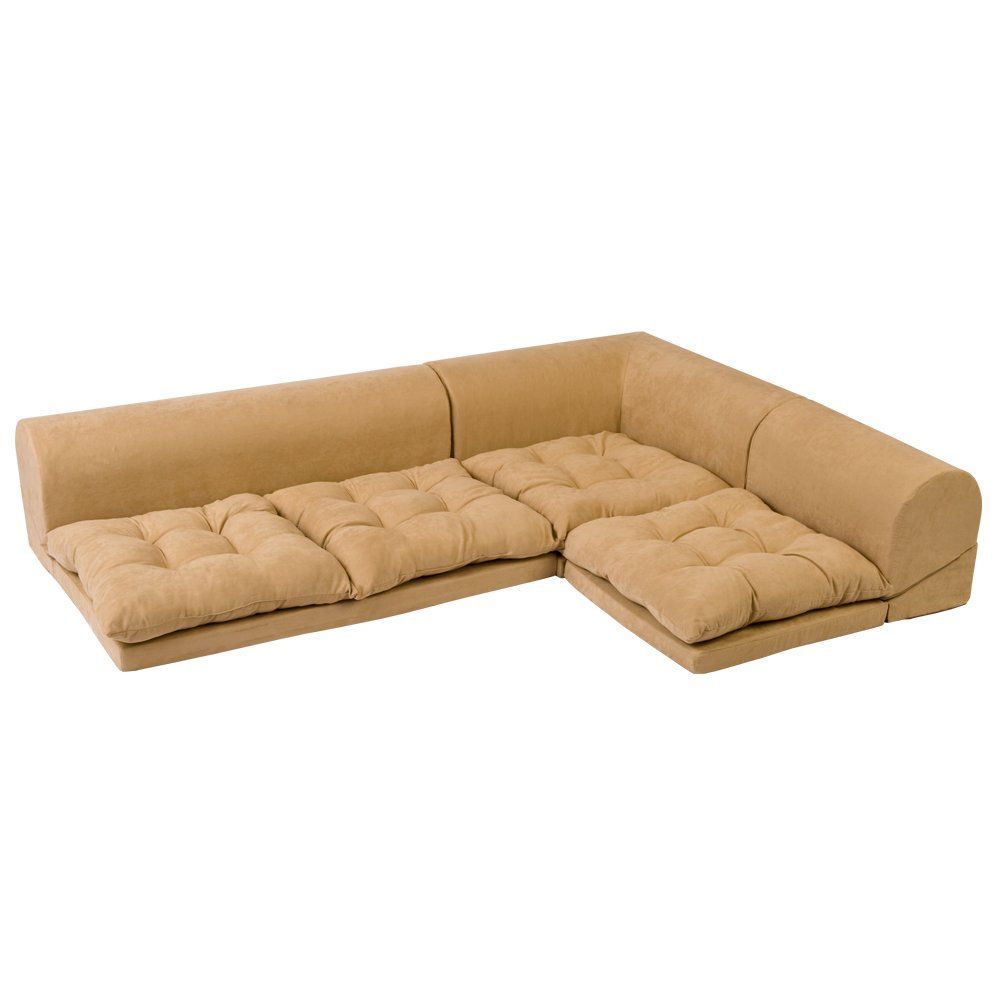 オールドカリモク karimoku ストライプ モケットアームレスシングル