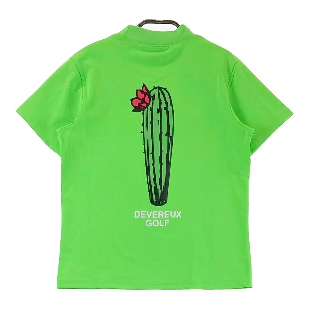 サイズ：SMALL DEVEREUX GOLF デヴァローゴルフ  ハイネック半袖インナーTシャツ  ブルー系 [240101500118] ゴルフウェア レディース ストスト DEVEREUX GOLF デヴァローゴルフ ハイネック半袖インナーTシャツ