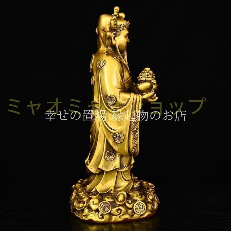 オブジェ、顔の金属彫刻 ゴールド kireispot_ko091