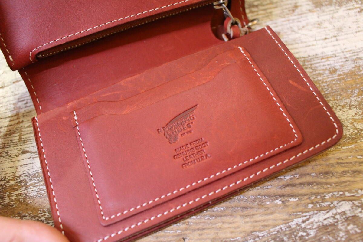 【超美品！！】即購入可　RED WING WALLET 超美品！！】即購入可 RED WING WALLET - メルカリ