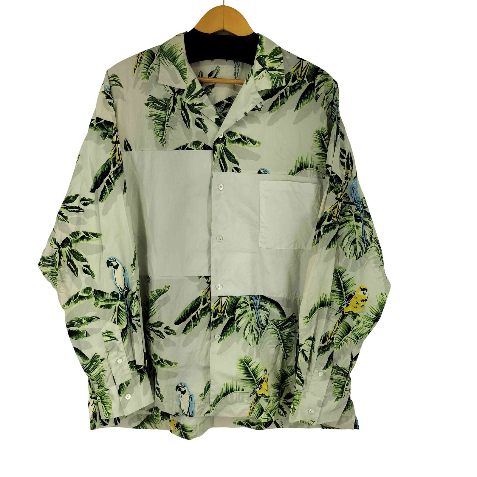 ステラマッカートニー STELLA McCARTNEY  オープンカラーボタニカルシャツ メンズ  39