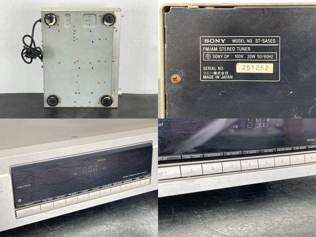 ステレオチューナー ジャンク品 【】 SONY ソニー ST-SA5ES FM AM