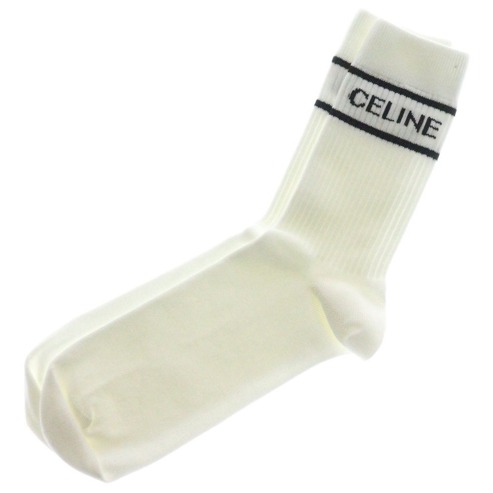 CELINE (セリーヌ) SOCKS IN STRIPED COTTON コットン リブ