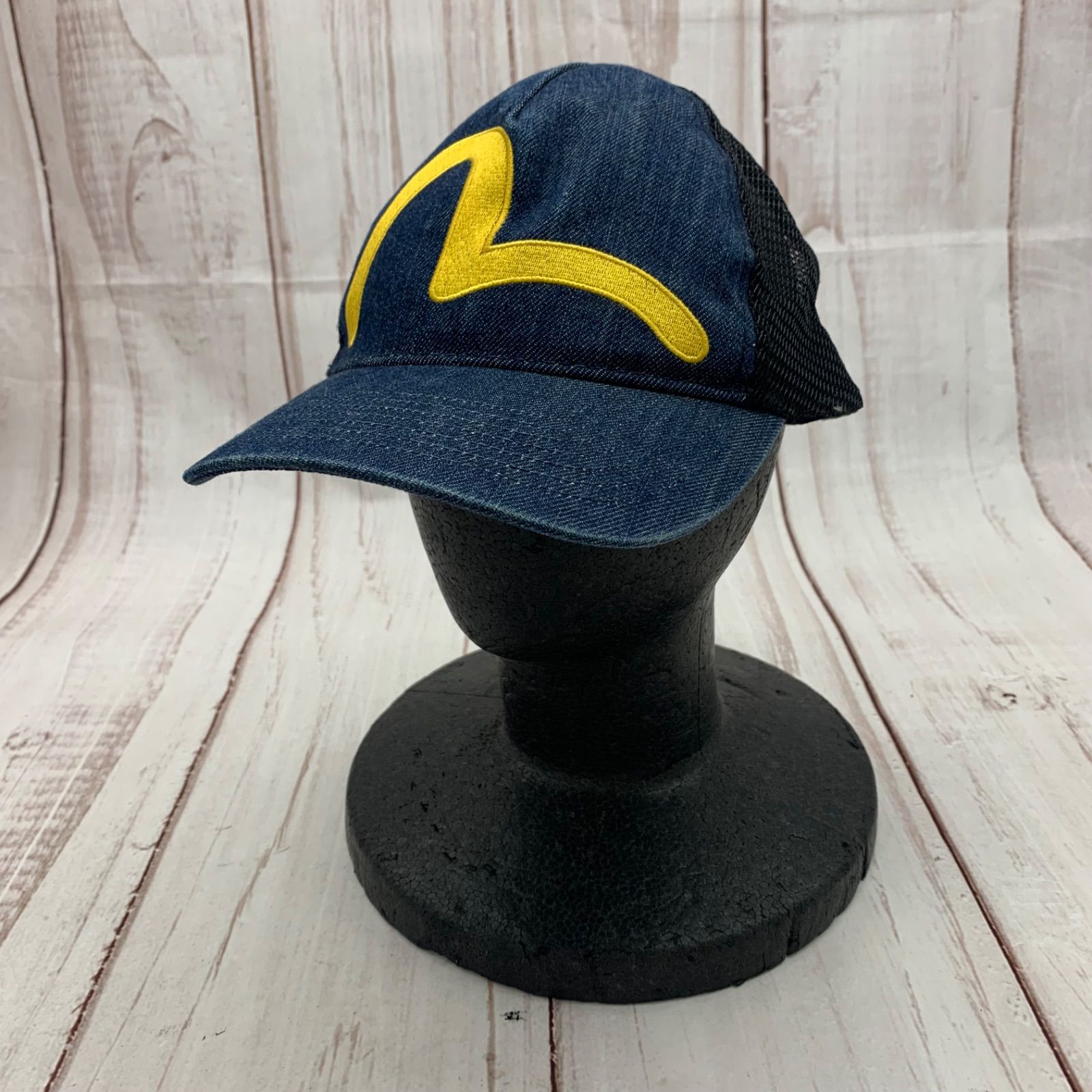 evisu 帽子　Mサイズ　値下げします。 EVISU/エヴィス カモフラ ベースボールキャップ /LPL