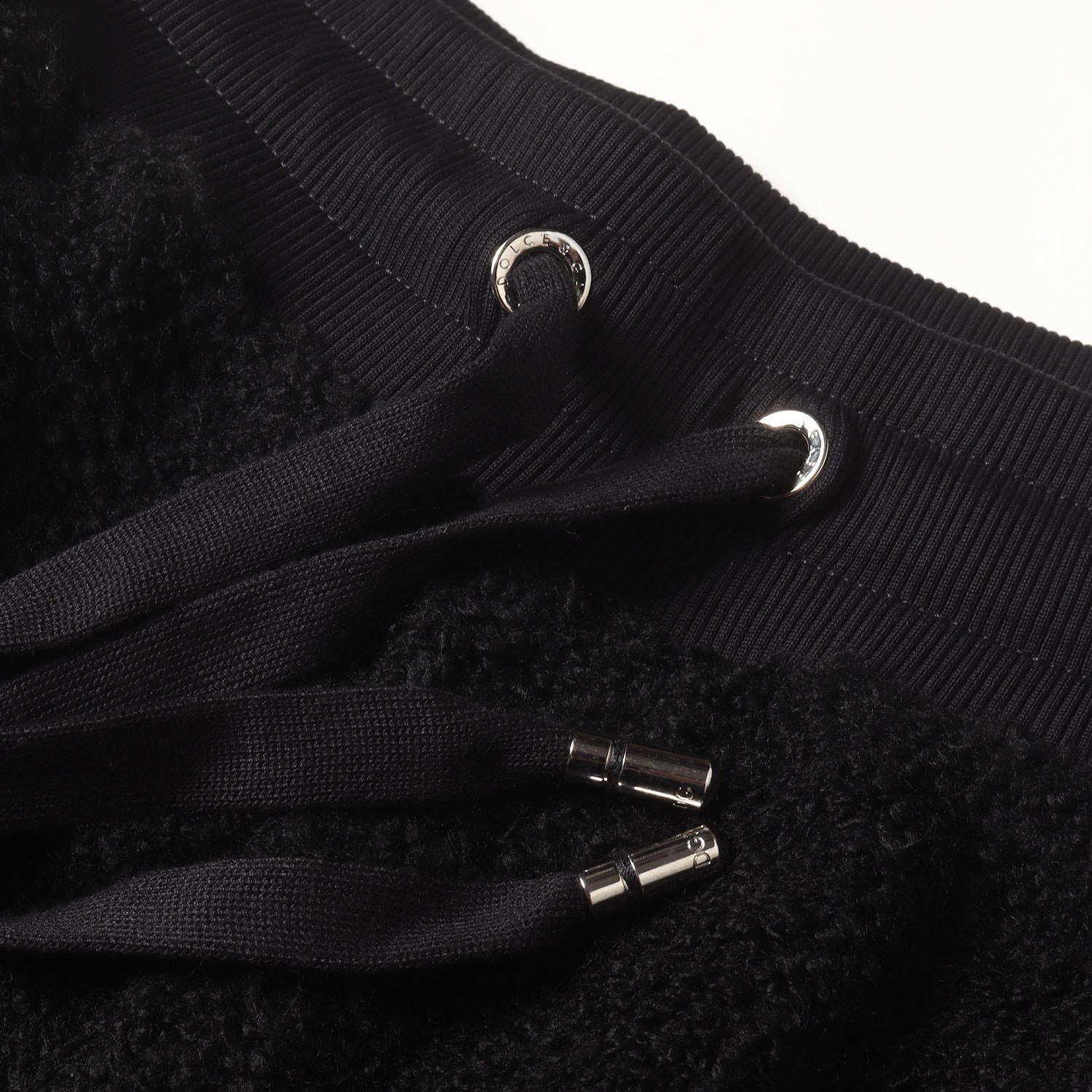 国内発 DOLCE & GABBANA ブラックウールワイドレッグパンツ Dolce & Gabbana(ドルチェ&ガッバーナ) パンツ(レディース