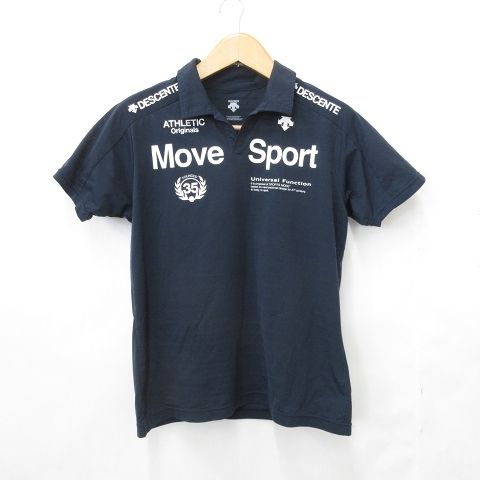 美品 デサント ゴルフ スポーツ シャツ ポロシャツ ネイビー Mサイズ DE2188EM007110_ds_thumbM.jpg