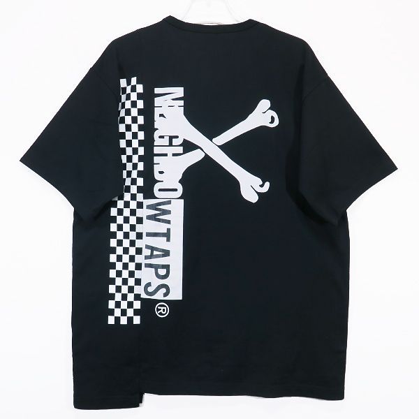 WTAPS ダブルタップス x NEIGHBORHOOD ネイバーフッド 19AW RIPPER SS/TEE.WTAPS×NEIGHBORHOOD  192ATNHD-CSM01S リッパー ショートスリーブ Tシャツ ブラック カットソー 半袖 - メルカリ