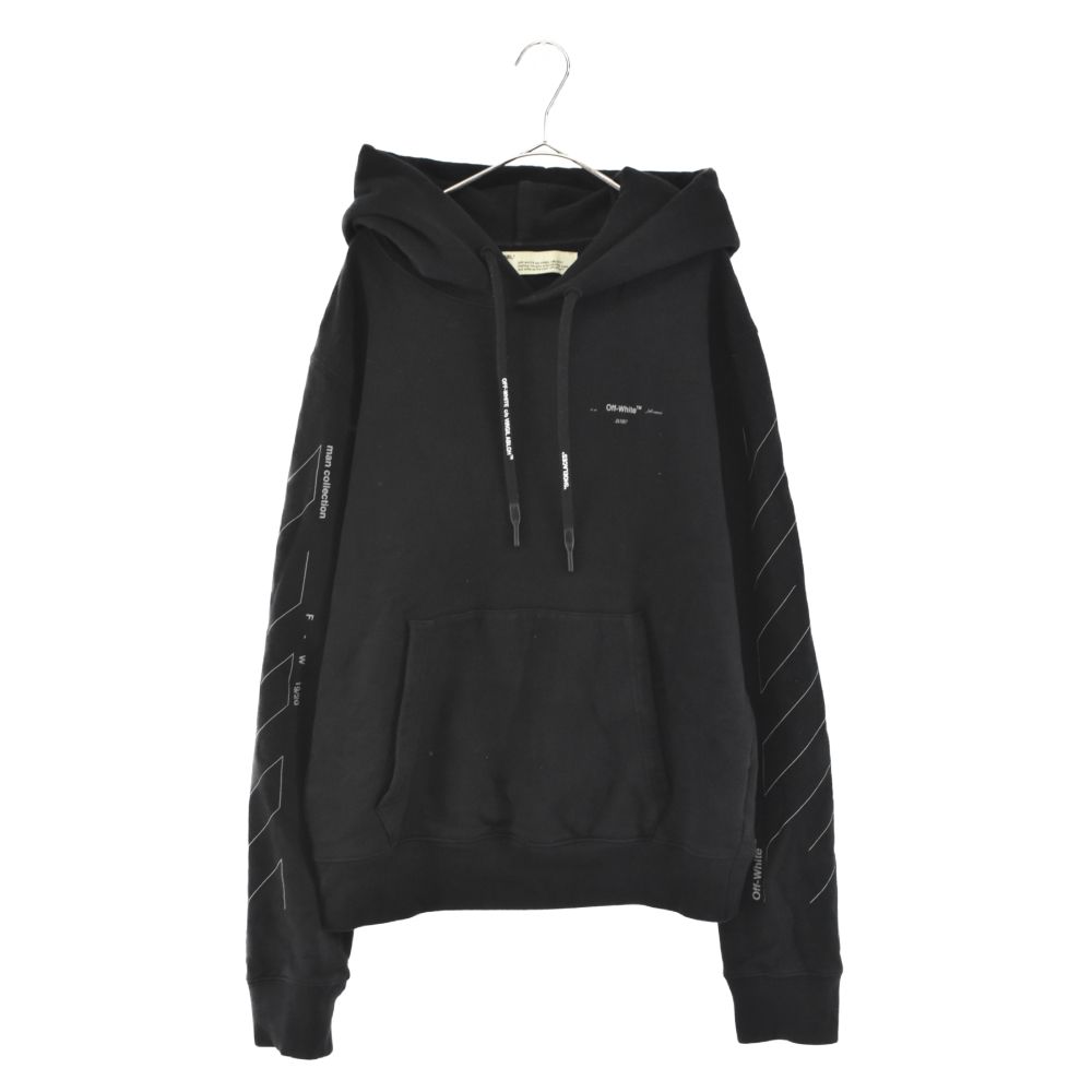 OFF WHITE UNFINISHED SLIM HOODIE オフホワイト