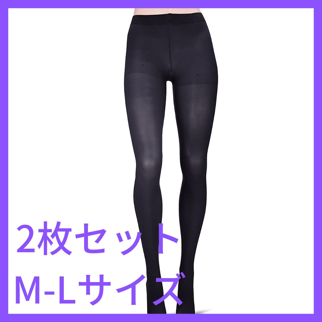 ジルスチュアート】 ストッキング 2枚セット ブラック M-L（65%オフ