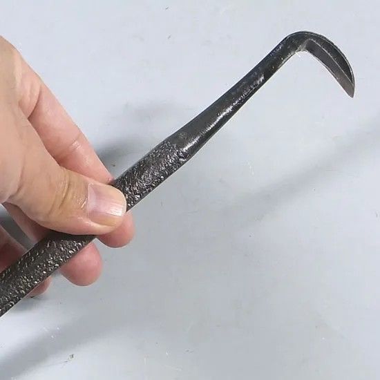 盆栽道具 神 舎利作り彫刻刀 鎌型 左 No.87D 植木 庭木 兼進作