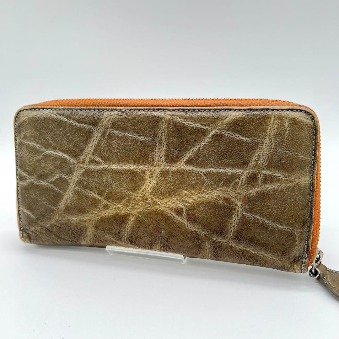 Chapllin エレファントレザー 象革 長財布 ヴィンテージ 緑