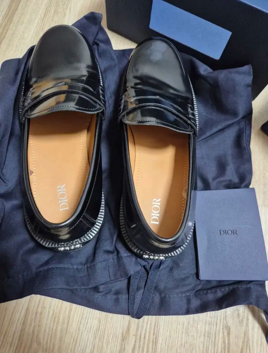 ディオール カルロ ローファー 41 5 Christian Dior クリスチャン