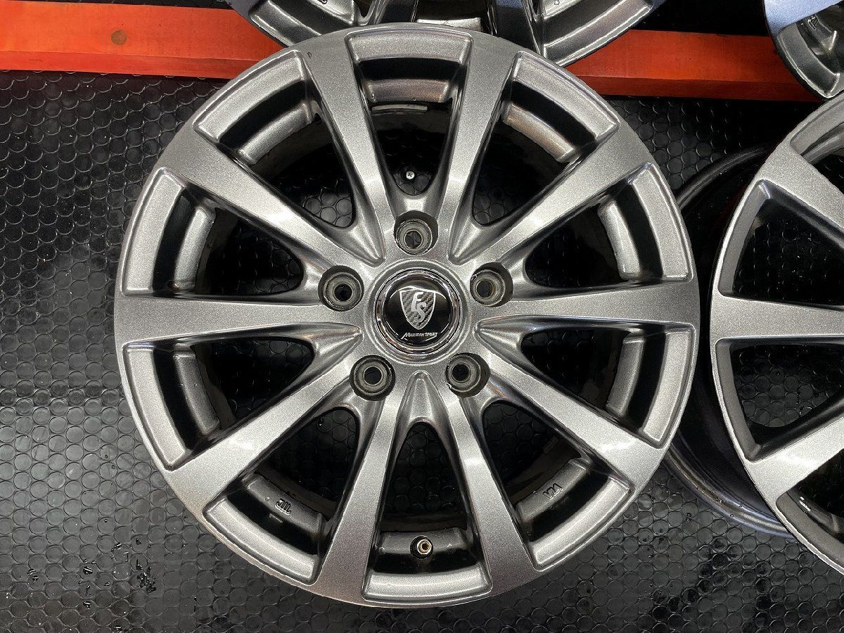 送料無料】MANARAY SPORT 社外 アルミホイール 15×5.5J+50 4穴-100