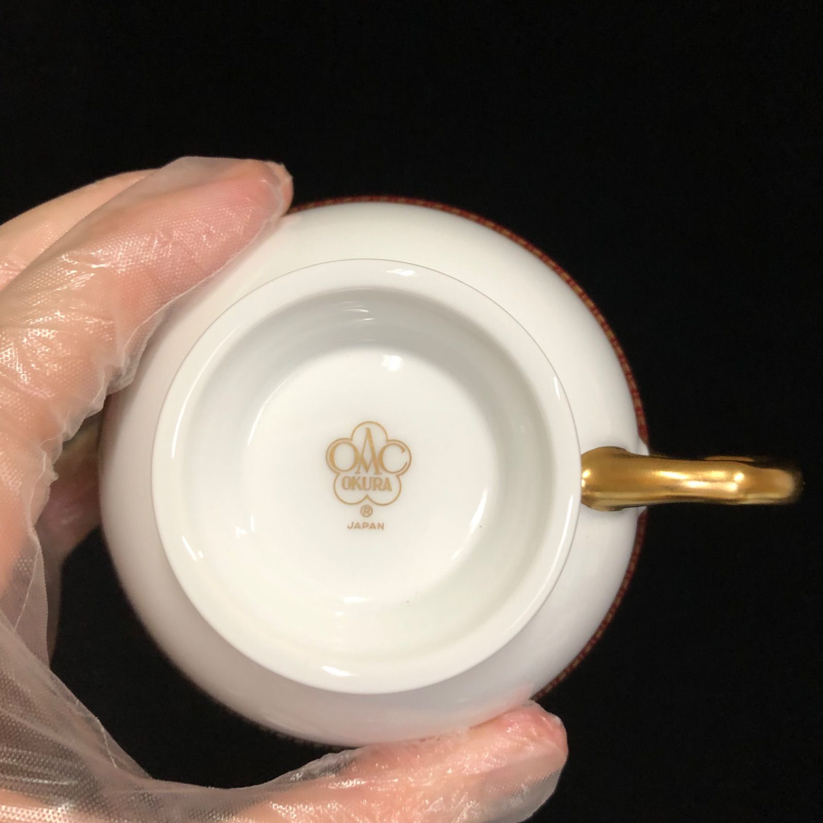 大倉陶園ゴールドウィング 二客セット