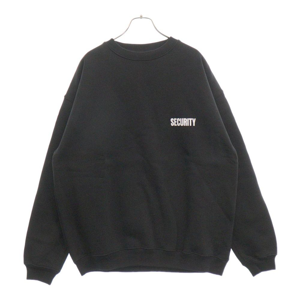 VETEMENTS (ヴェトモン) 20AW Security Crewneck UAH21TR528 バック 