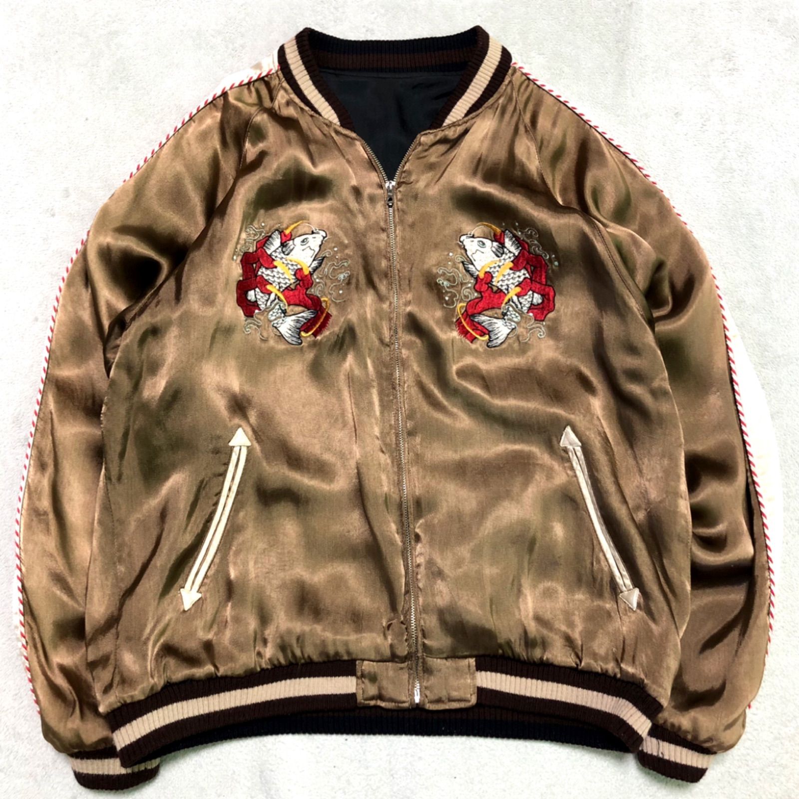 CROPPED HEADS/クロップドヘッズ/M/虎/リバーシブルスカジャン CROPPED HEADS クロップドヘッズ スカジャン リバーシブル 虎 M