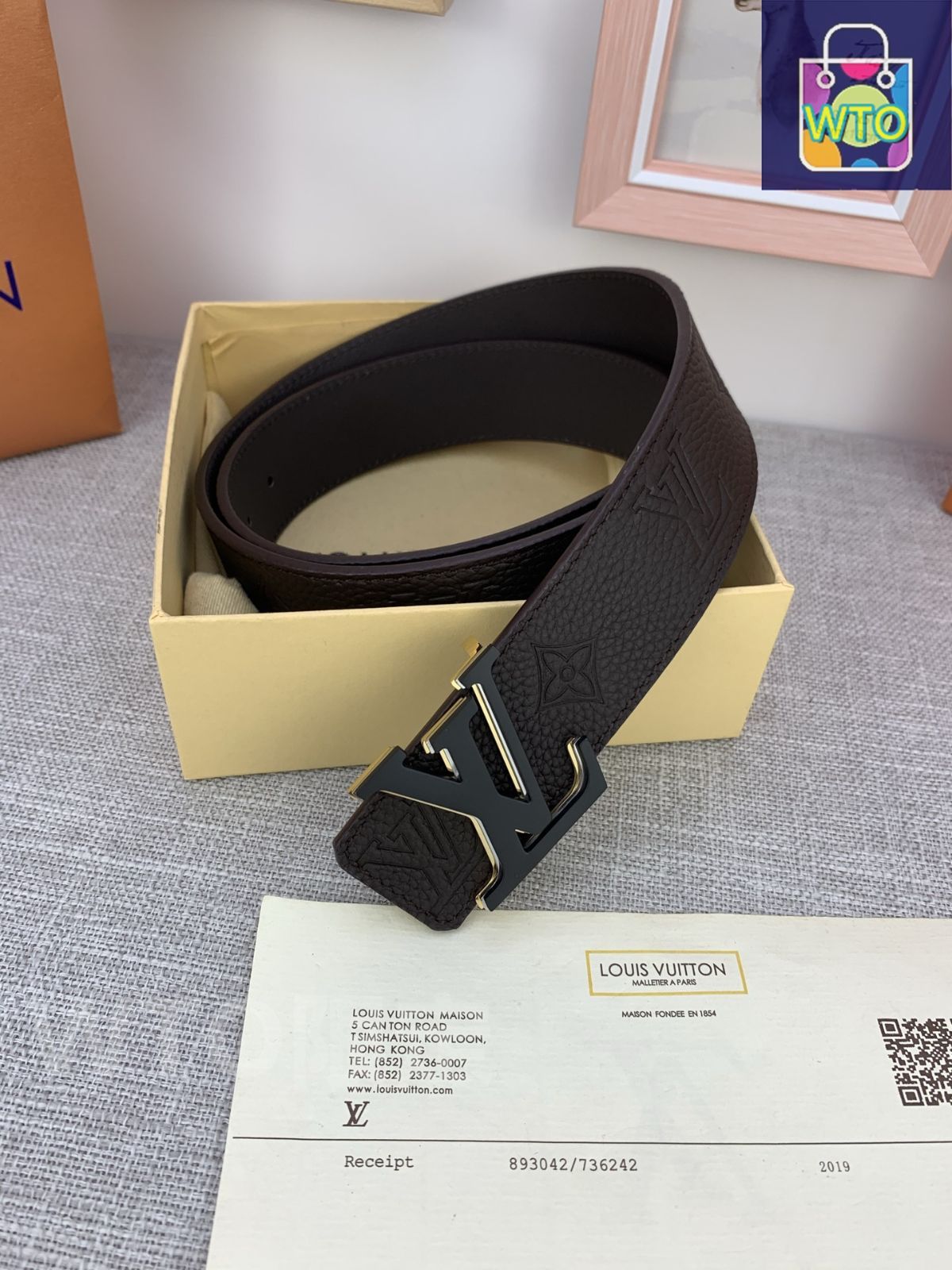 LOUIS VUITTONルイヴィトンメンズベルト ルイヴィトン&frasl;ベルト&frasl;BLK&frasl;ブラック&frasl;メンズ&frasl;M0285&frasl;サンチュール&frasl;LV