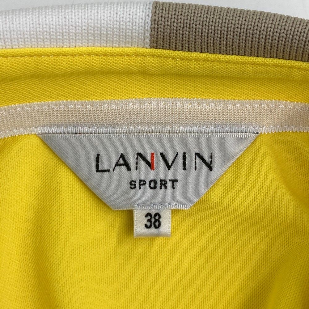 サイズ：38 LANVIN SPORT ランバン スポール フロント刺繍 半袖
