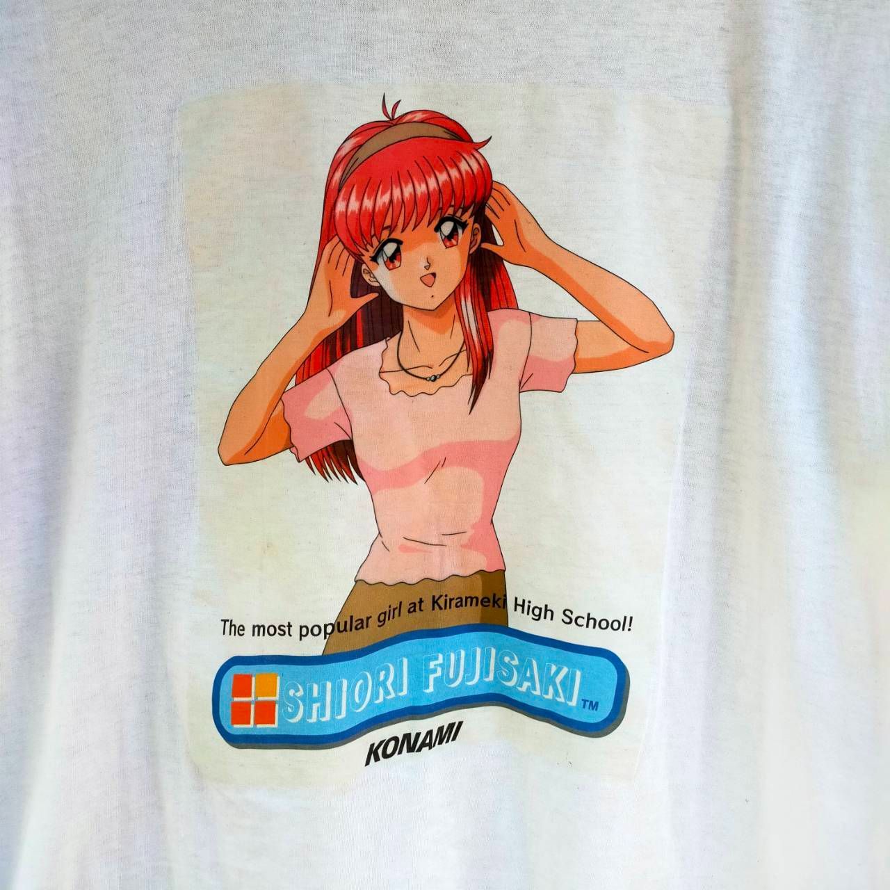 在庫一掃セール売れ筋ランキング ときメモ ときめきメモリアル 藤崎詩織 Tシャツ キャラクター Tシャツ・アパレル