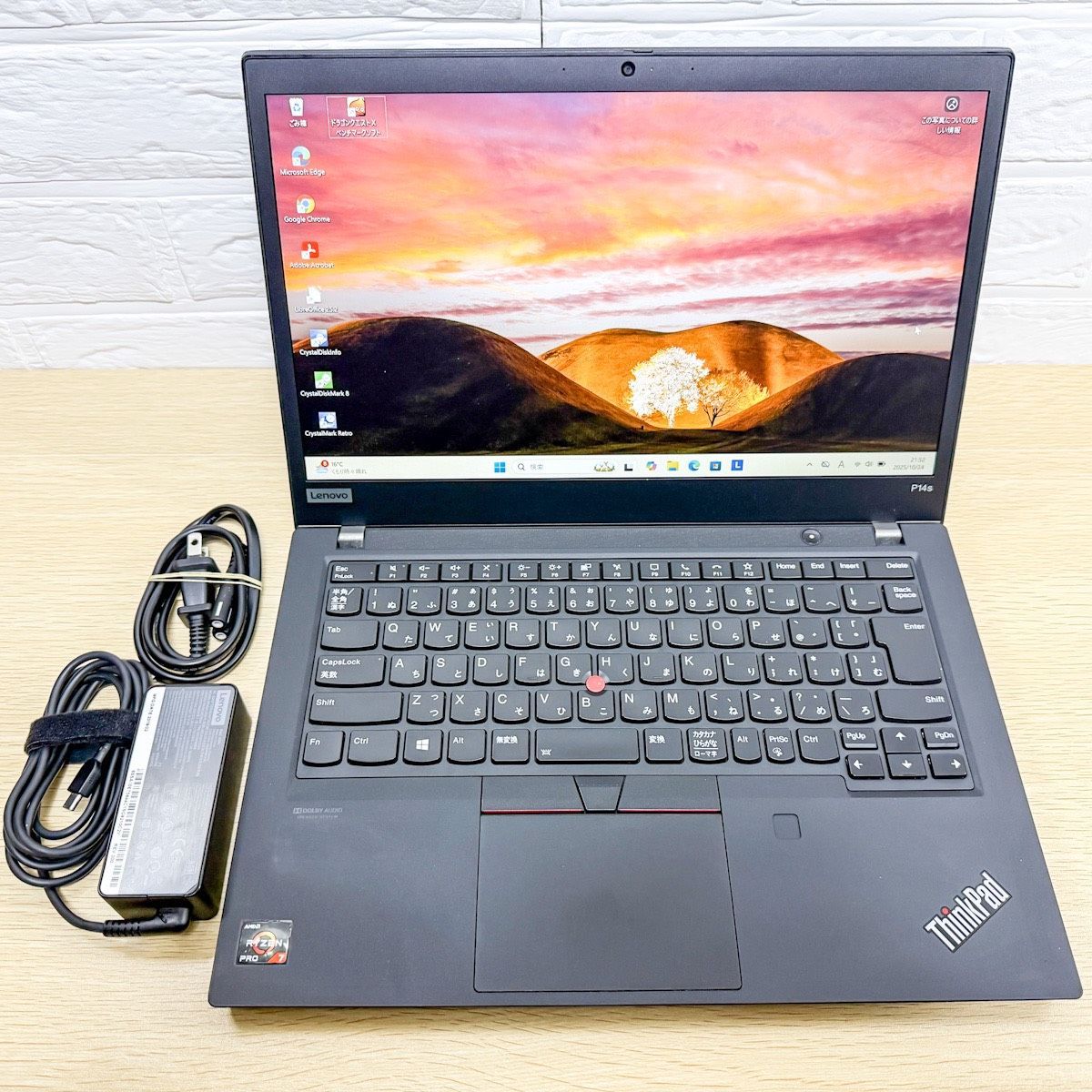バッテリー良好】Lenovo ThinkPad P14s Gen1 Ryzen7 PRO 4750U