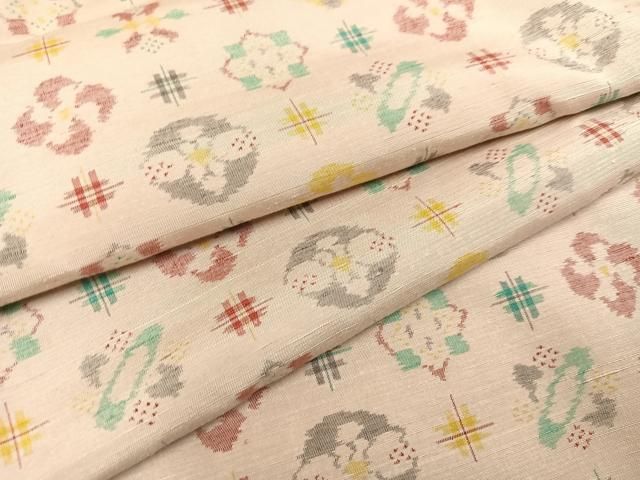 平和屋着物○上質な紬 舞花文 正絹 逸品 未使用 AAAY5954ph - メルカリ 