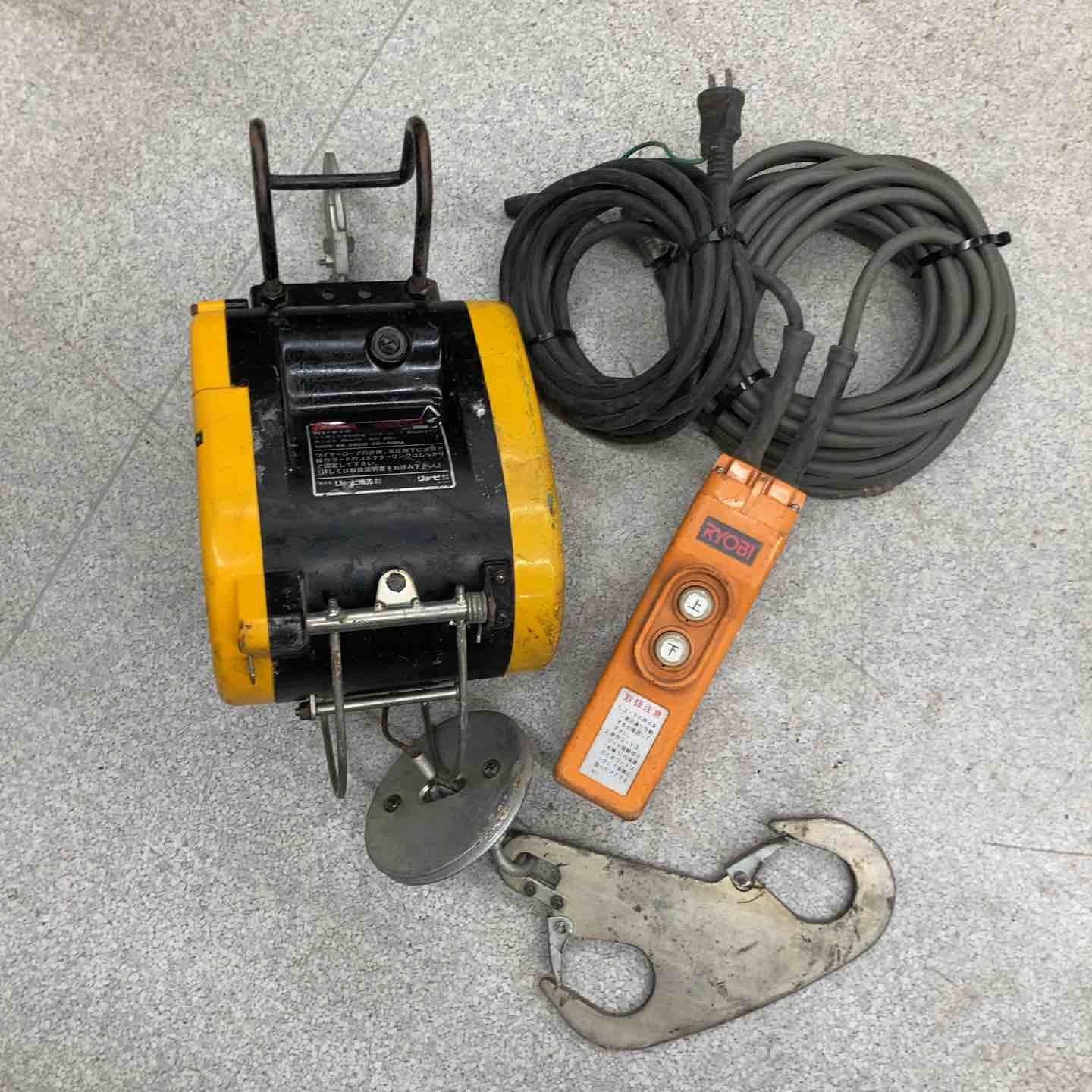ユニパー 荷揚げ機 型式不明 | ウィンチ品番 RYOBI WI-61C 八潮店