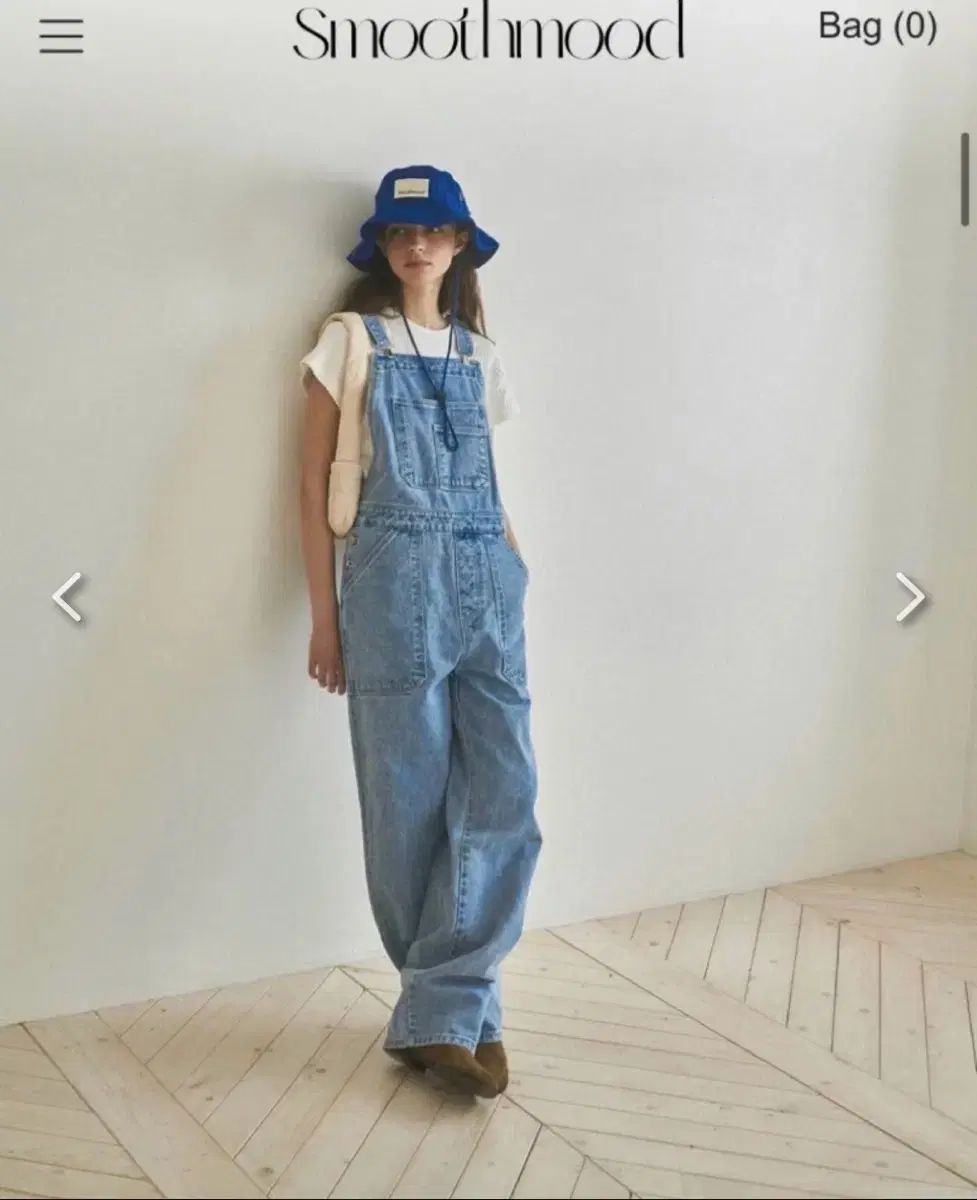 Smoothmood スムードムード デニム オーバーオール サスペンダー