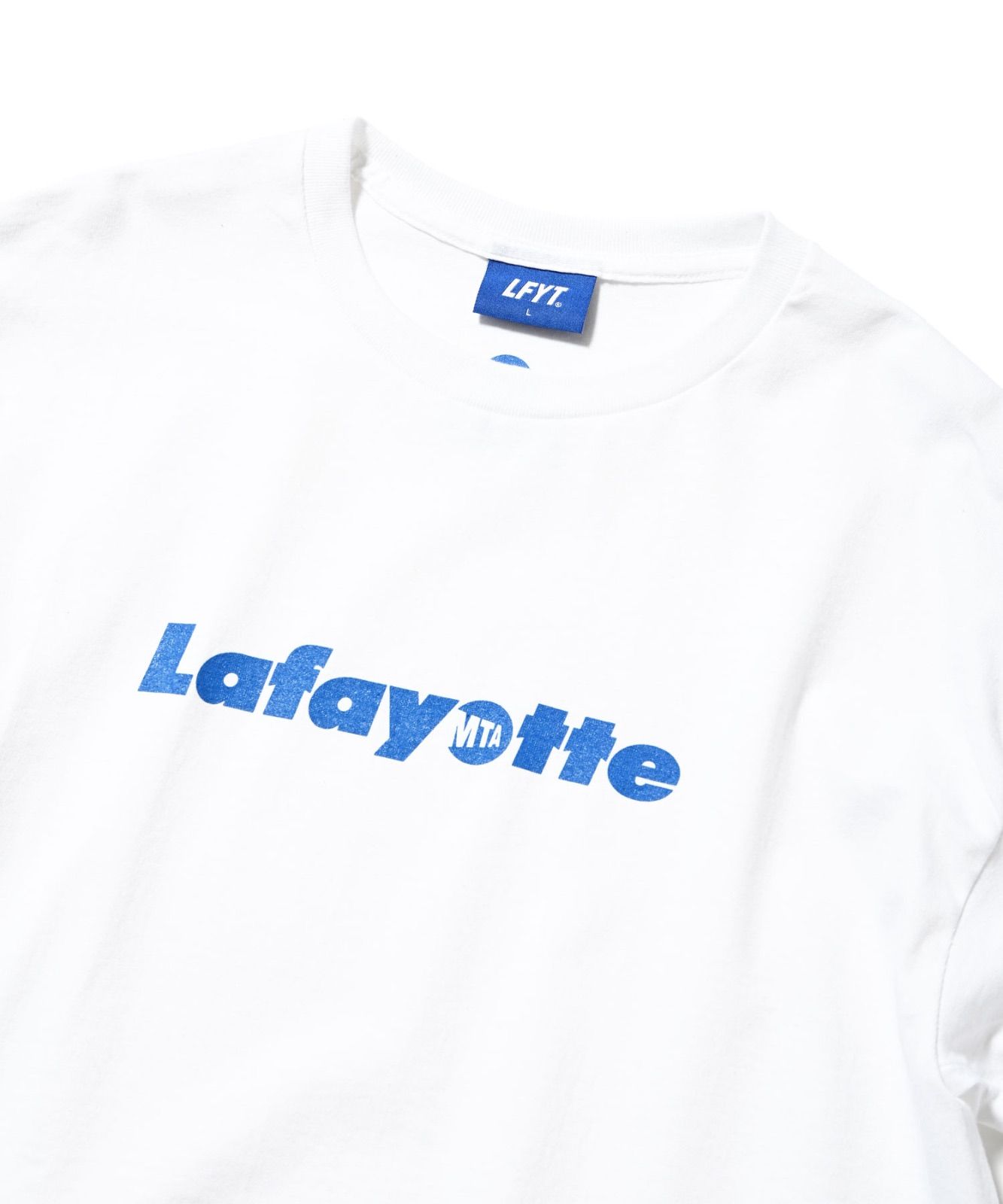 LFYT × MTA エルエフワイティー × エムティーエー Lafayette LOGO TEE 半袖Tシャツ LA240102 WHITE XLサイズ ¥7700 ＋ 送料¥600