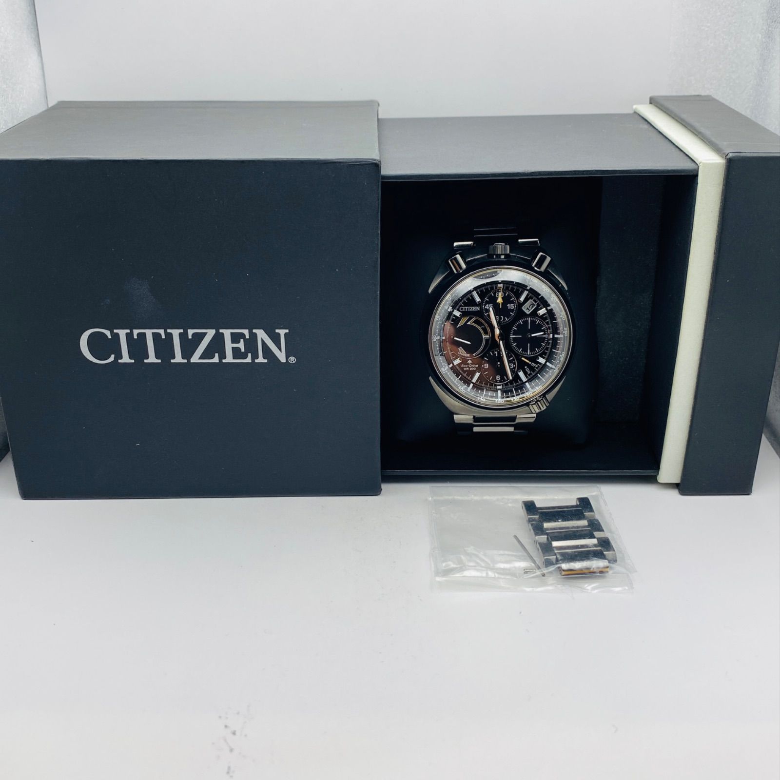 （T209）希少 限定品 美品 稼動品 CITIZEN シチズン PROMASTER プロマスター 100th Anniversary Limited Model ツノクロノ AV0077-82E E210-S115728 人気 時計 メンズ ユニセックス