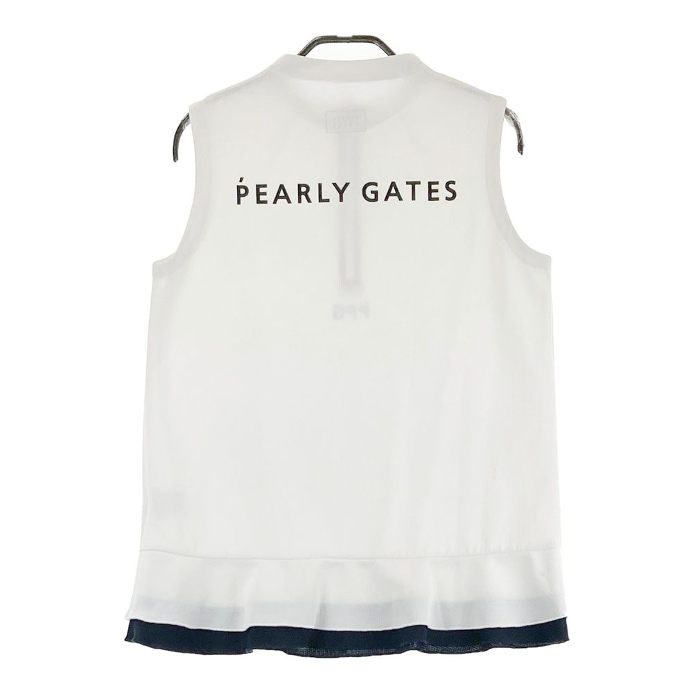 PEARLY GATES ハーフジップ ベスト 人気を誇る フルジップ GATES ベスト｜PEARLY ニット