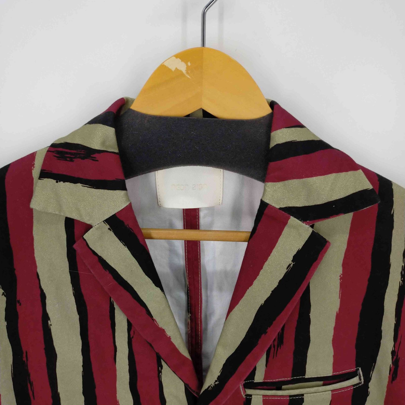 ネオンサイン NEON SIGN 16AW ANARCHY JACKET STRIPE ストライプ