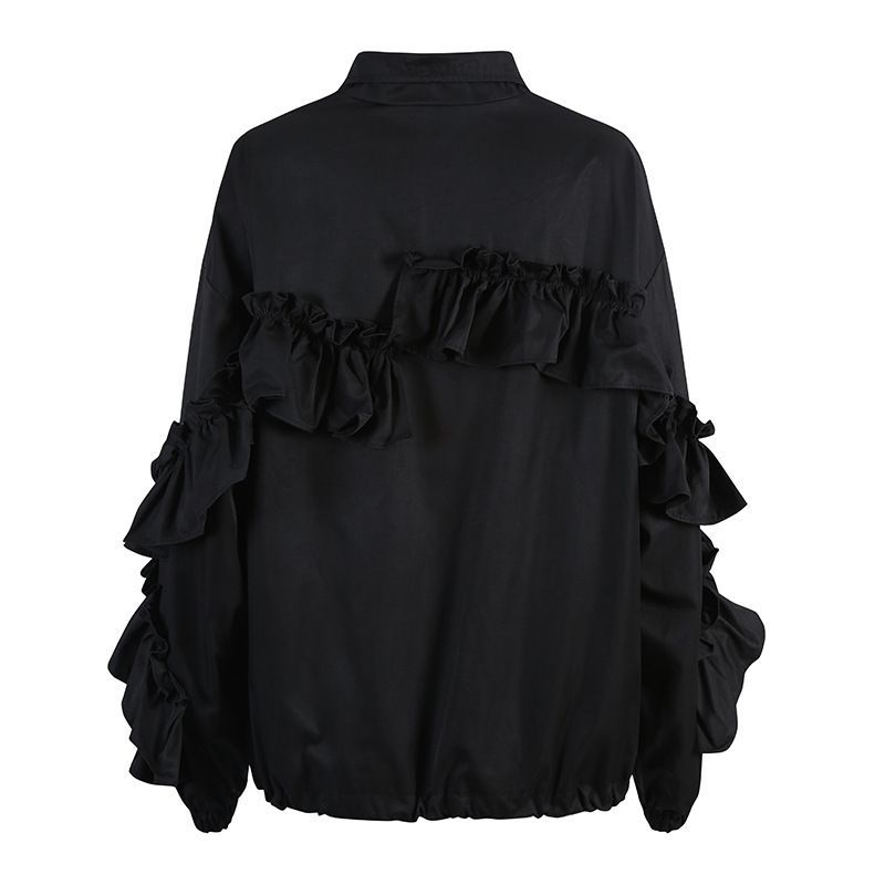 アシンメトリー 未使用 フリルジャケット レディース モード系 袖 