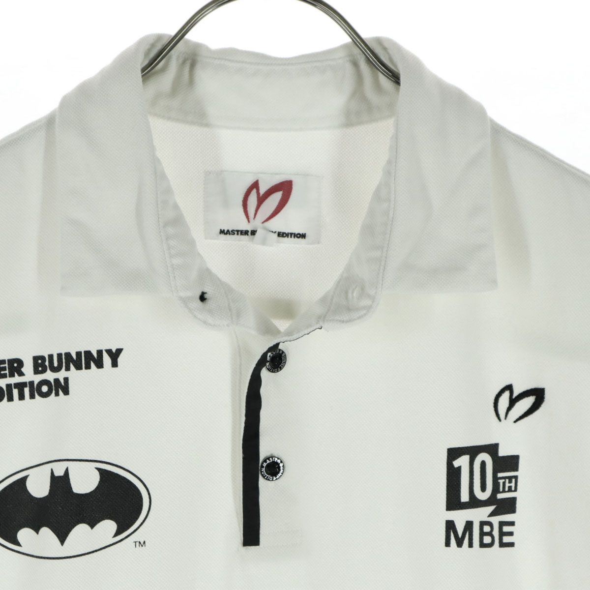 MASTER BUNNY EDITION - coco 中古 マスターバニーエディション MASTER BUNNY EDITION メンズ 半袖ポロシャツ 5(L) 白 ホワイト  半袖ポロシャツ coco 中古【値下げ】 マスターバニーエディション メンズ 半袖