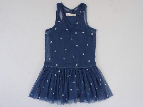 新作入荷 ステラマッカートニーキッズ stella mccartney kids アウトレット 子供服 女の子 5歳 約 110cm ワンピース ノースリーブ 2点 青 水玉 春 夏 ★3 ガールズ 女児 キッズ 【中古】 ユーズド リサイクル こ ワンピース