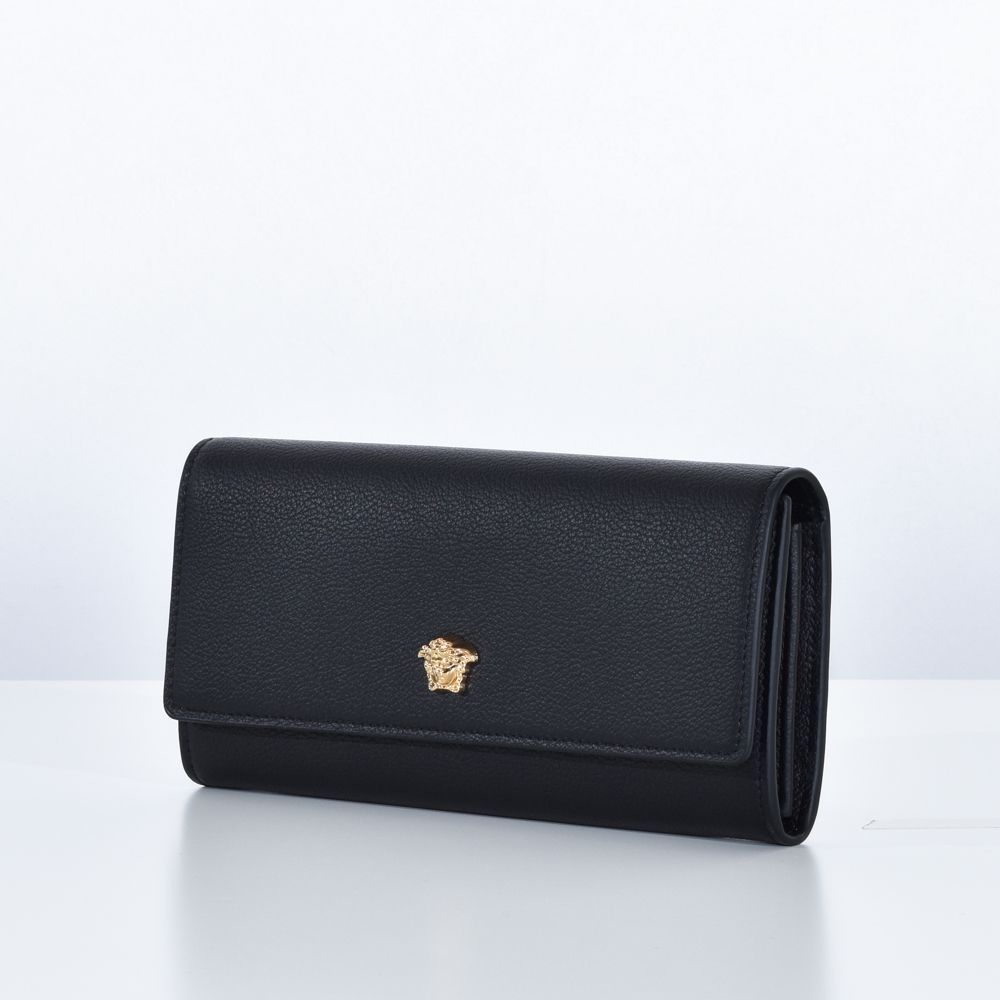 ヴェルサーチ 財布 本革 メデューサ メンズ ブランド VERSACE 長財布