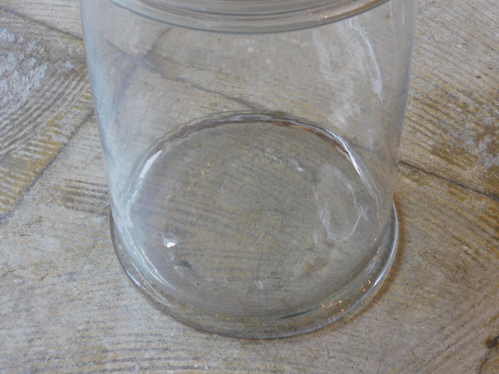 戦前 ふるいガラスの標本瓶 平たいベレー帽 HK-a-05571 古道具 たばこ瓶 ガラス瓶 地球瓶 硝子 駄菓子瓶 キャニスター 小物入れ NEXPOTALLINN_EU