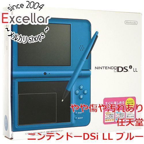 ニンテンドーDS - 任天堂　ニンテンドーDSi LL ブルー　UTL-S-BKA　液晶画面いたみ 元箱あり bn:16] 任天堂 ニンテンドーDSi LL ブルー UTL-S-BKA 液晶画面