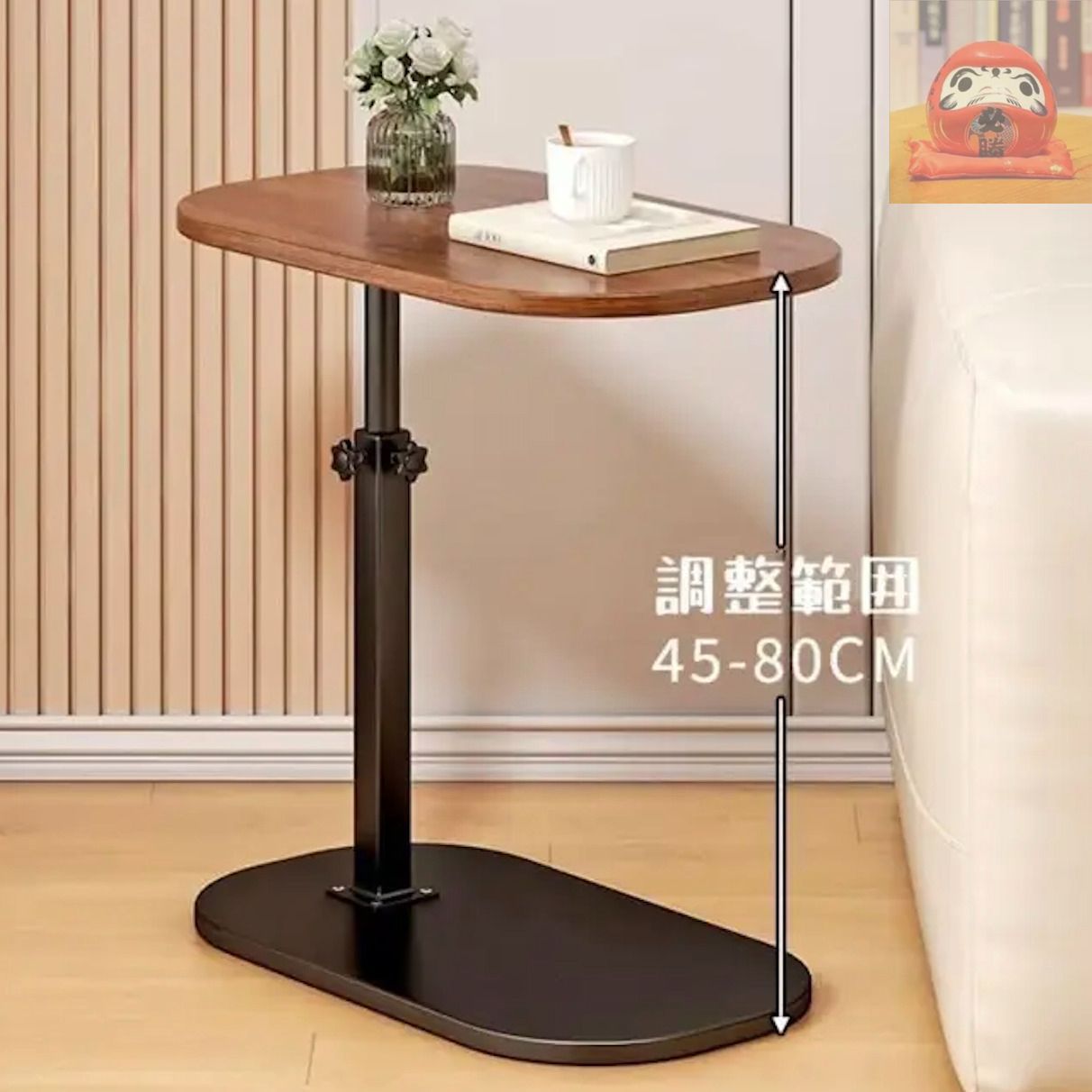 パソコン竹林さん サイドテーブル 錬鉄製 二層 スモールコーヒーテーブル スモール