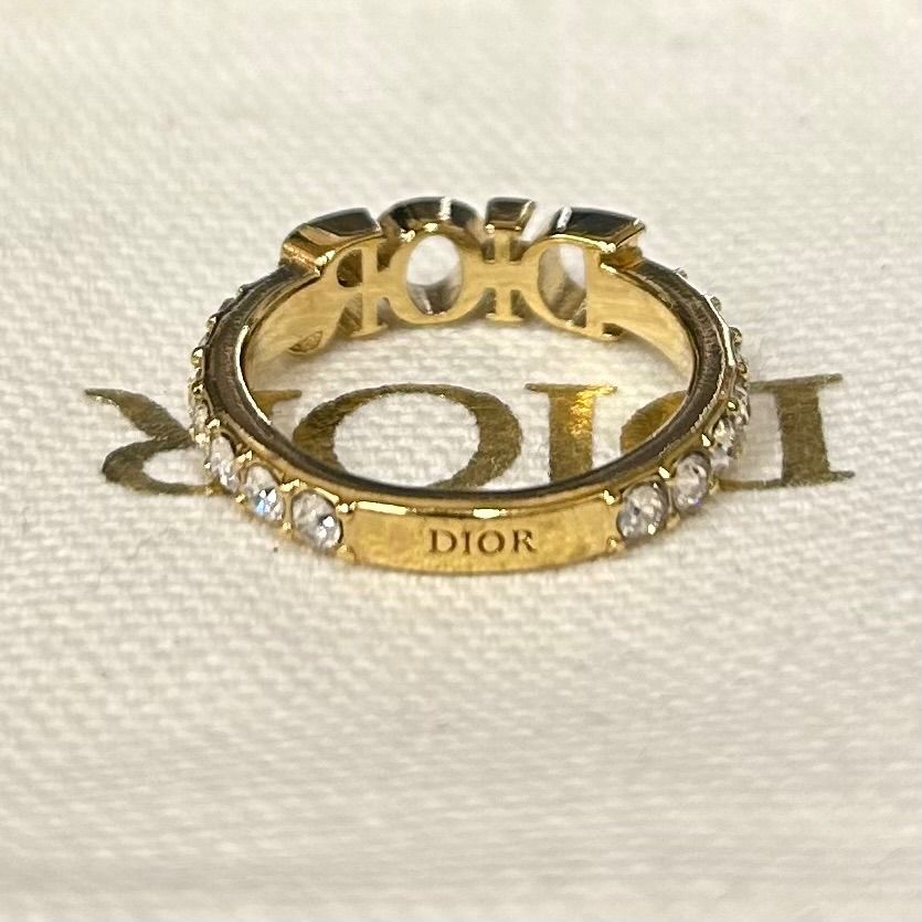 DIOR ディオール Dio(r)evolution ロゴ リング ゴールド