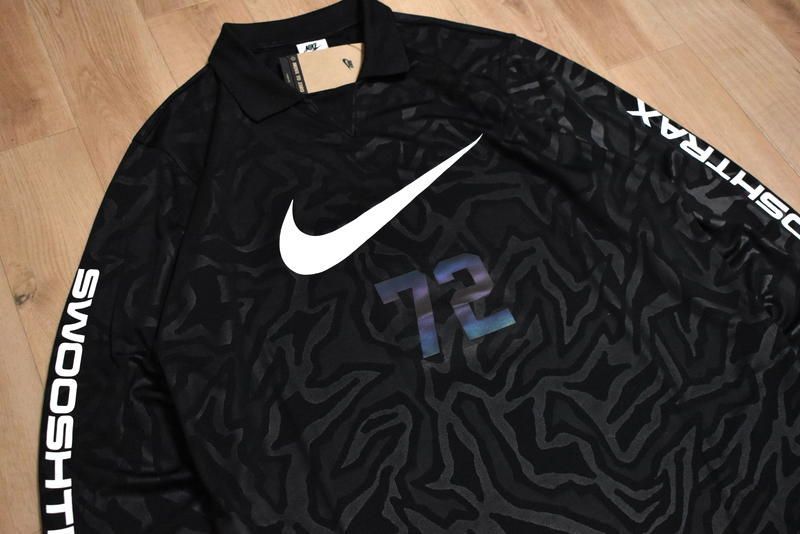 NIKE ナイキ 長袖 サッカーゲームシャツ フットボールシャツ ユニフォーム 90年代 NIKE ナイキ 長袖 フットボールシャツ メンズXL 古着