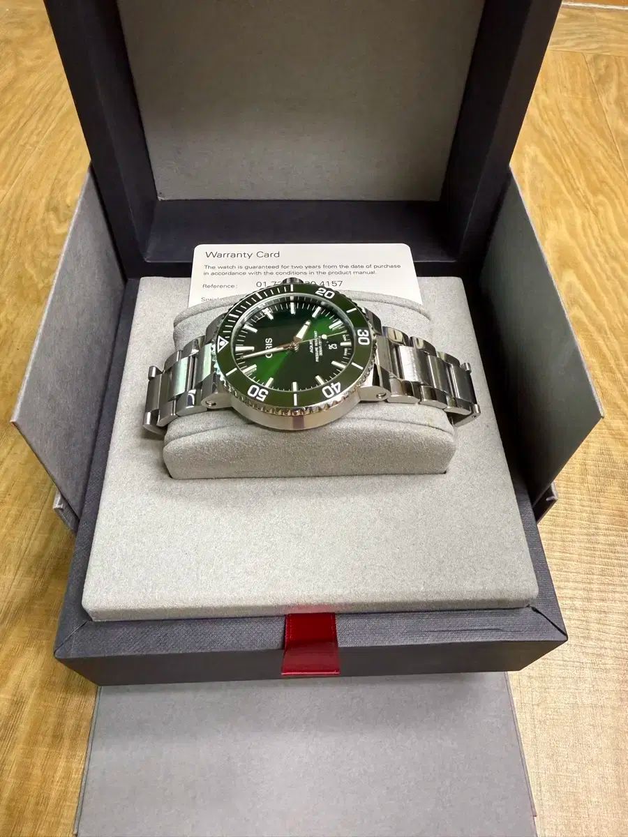 ORIS オリス アーカス アクイス 43 5 緑 マタル